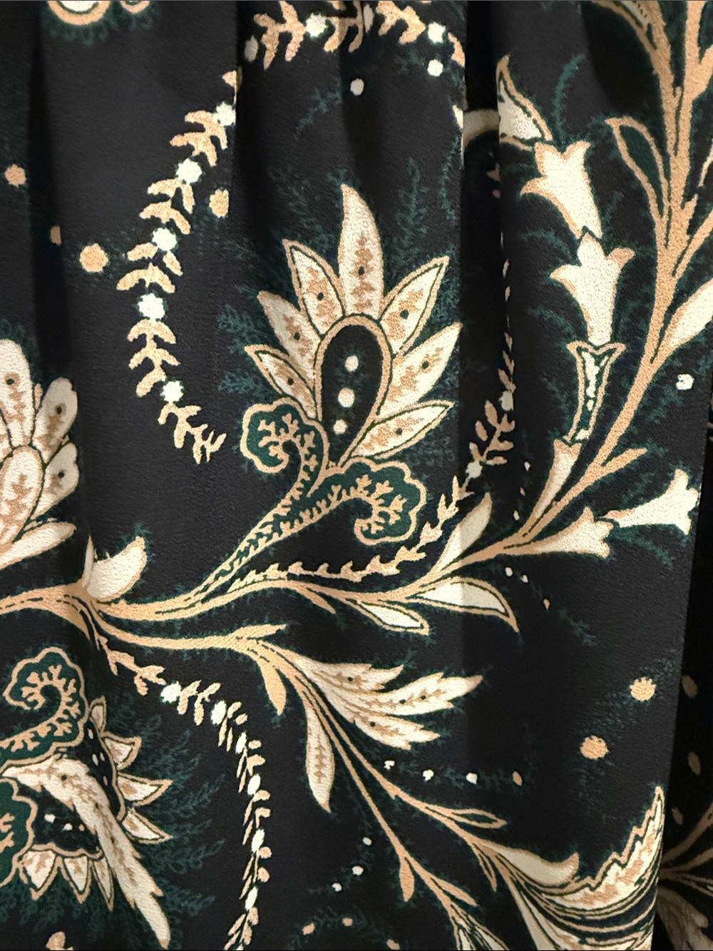 Ann Taylor Factory Long-Sleeve V-Neck Floral Dress - Picture 4 of 4